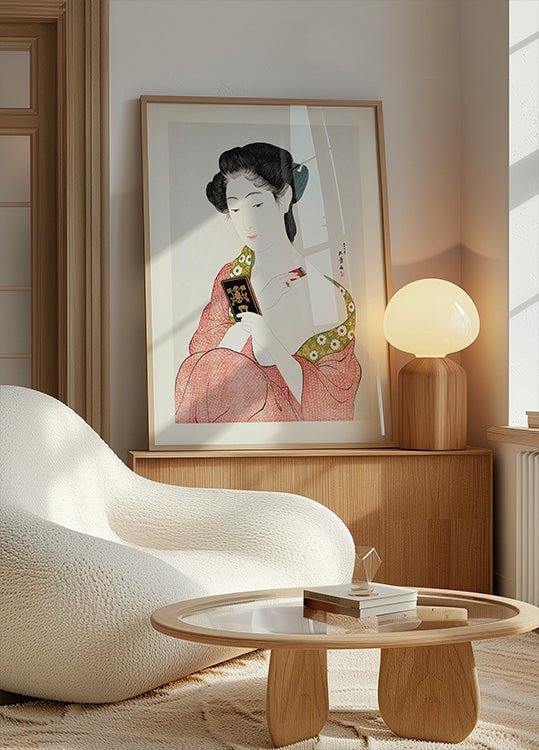 Japanese Woman Applying Powder (1918) Poster