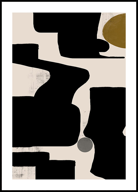 Curves and Shadows Poster