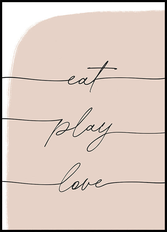 Eat Play Love Poster