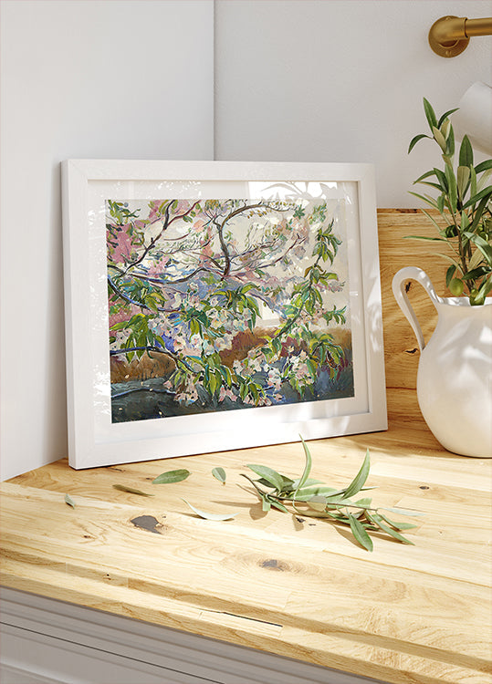 Cherry Blossoms In Spring Poster