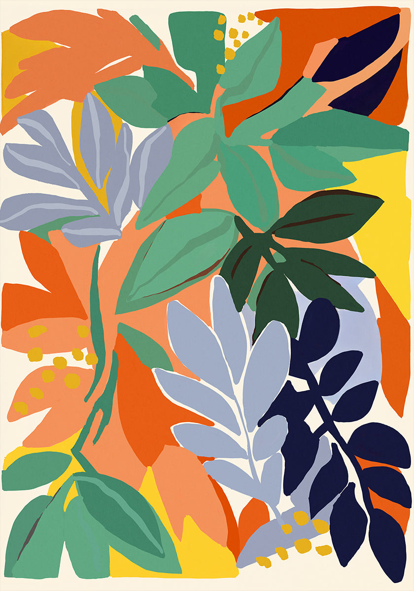Botanical Impressions No 4 Poster