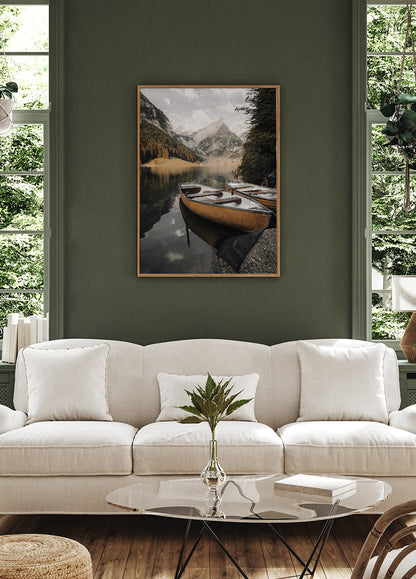 Serene Lake Reflection Poster