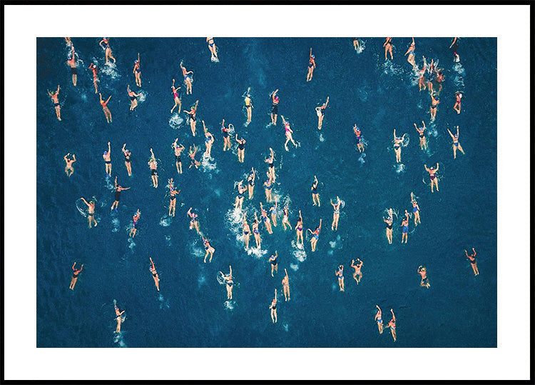 Swimming Wall Art Poster