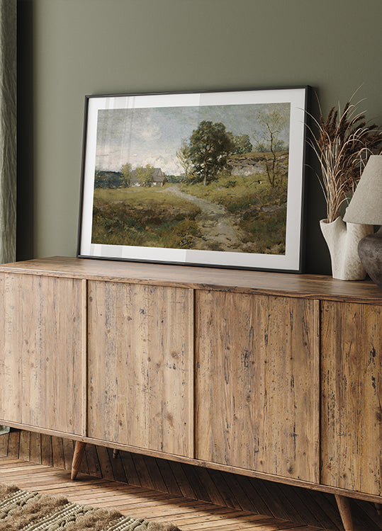 Arkville Landscape By Alexander H. Wyant Poster