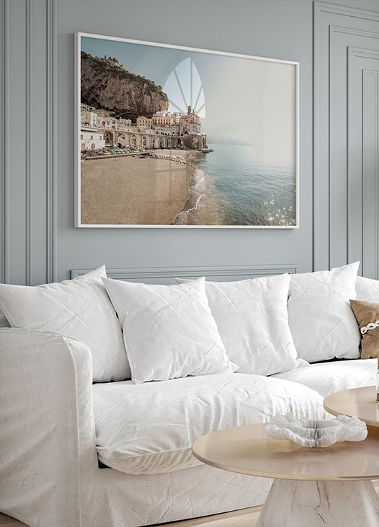 Amalfi Coast Morning Light Poster