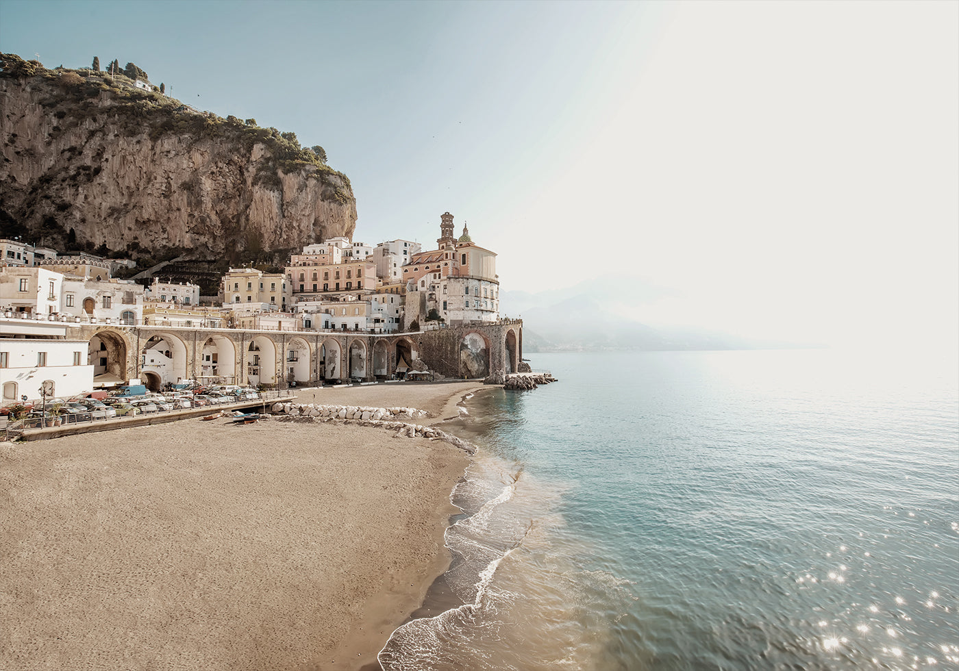 Amalfi Coast Morning Light Poster