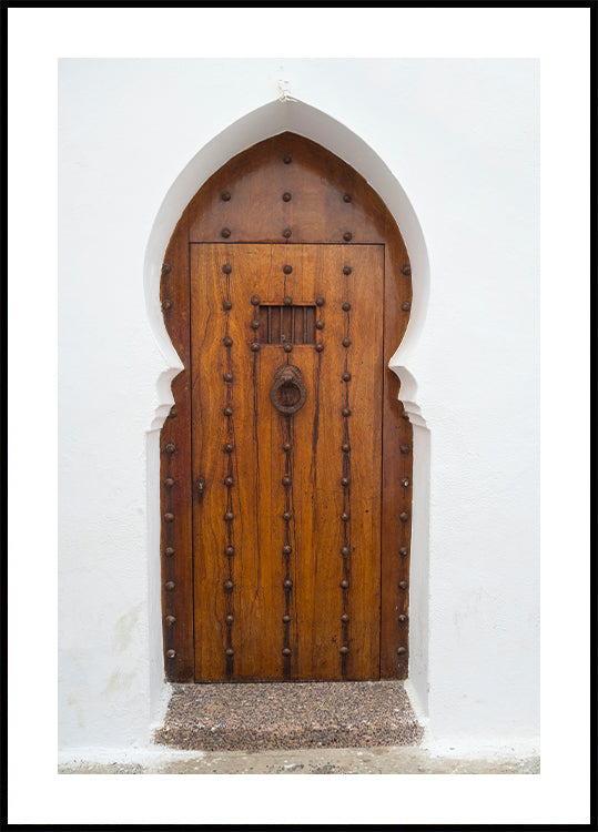 Arabic Muslim Door Architecture Poster