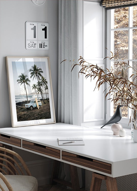 At the Beach Poster