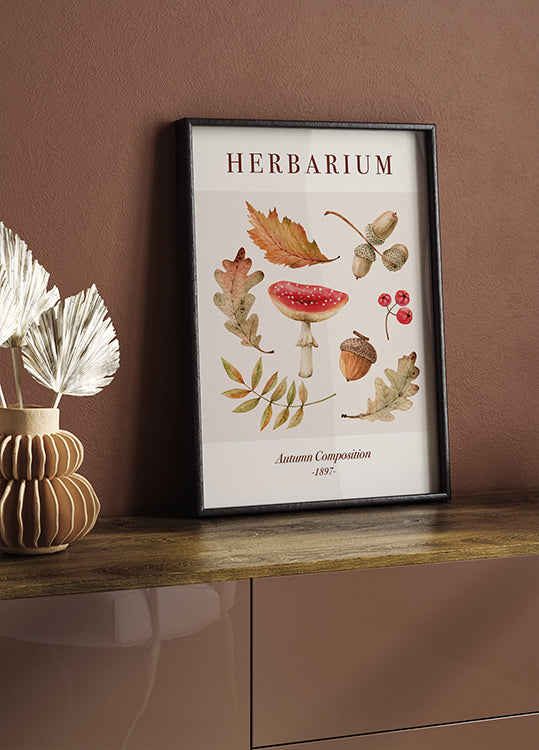 Autumn Herbarium Poster