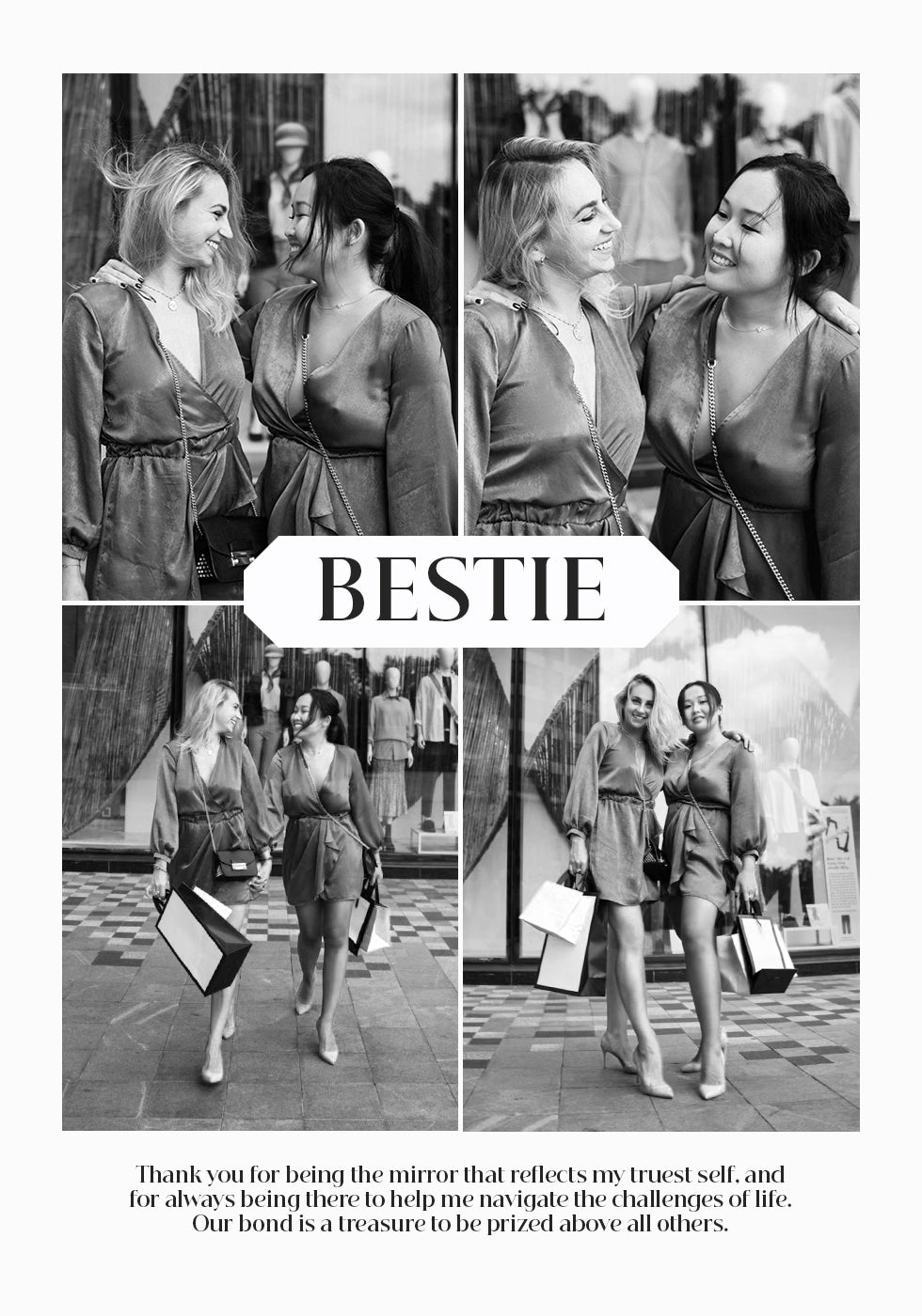 Best Friend Personalized Collage Poster