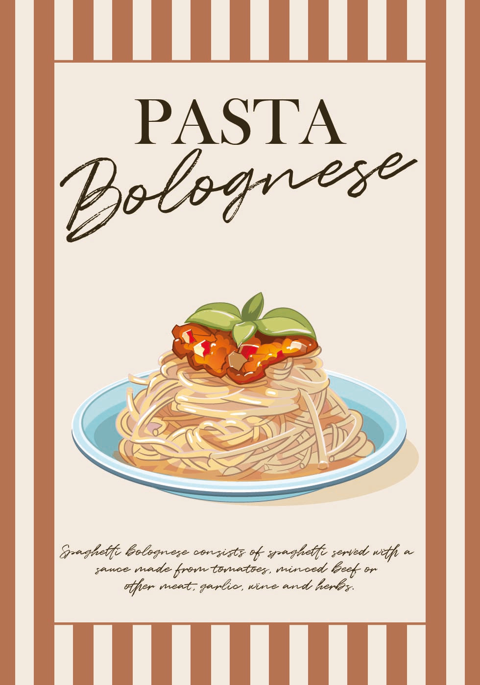 Bolognese Poster