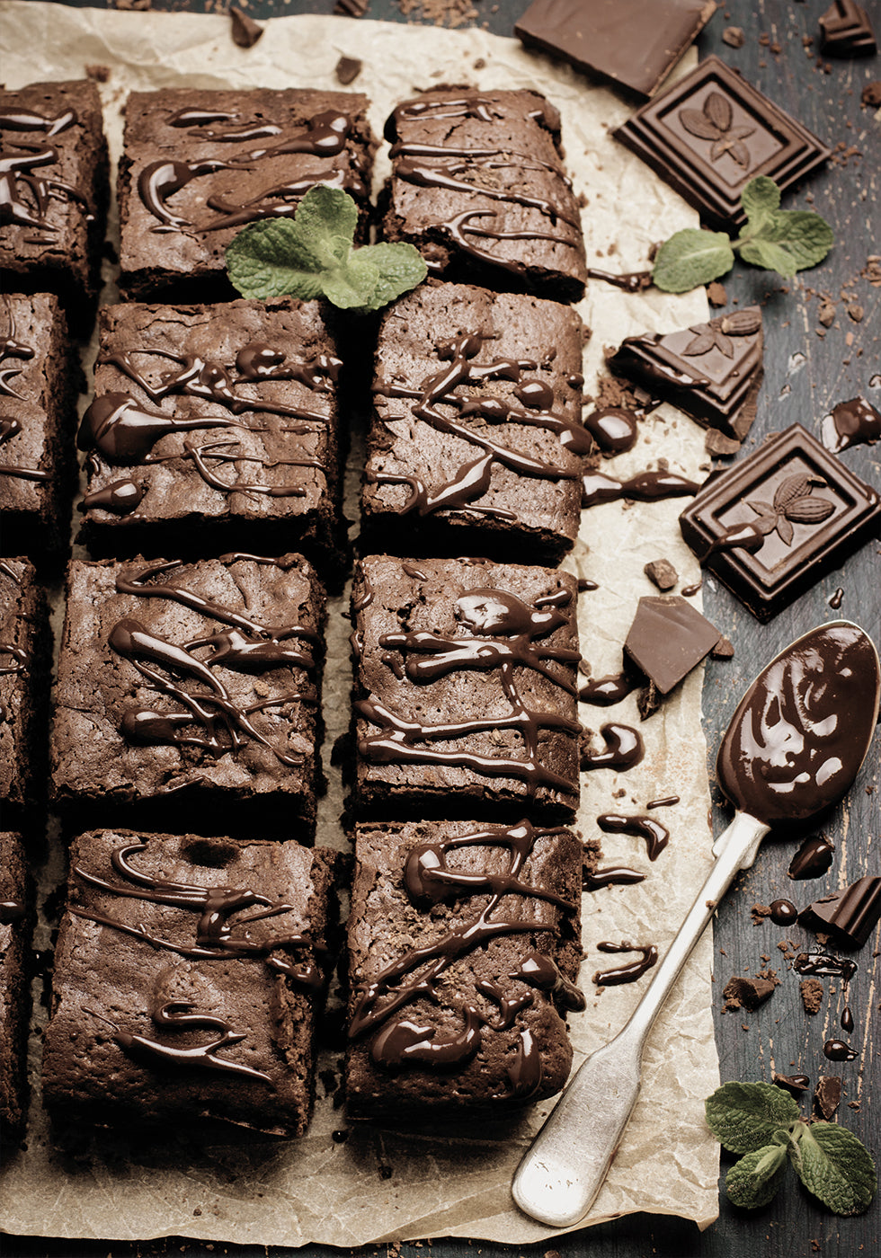 Decadent Chocolate Brownies Poster