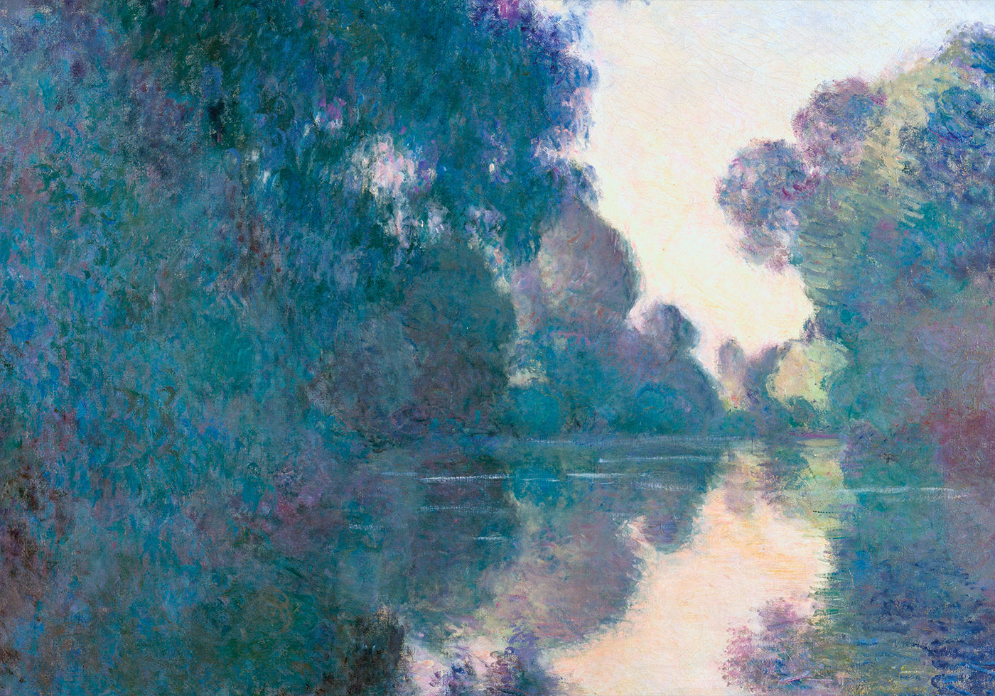 Claude Monet - Morning on the Seine near Giverny  Poster