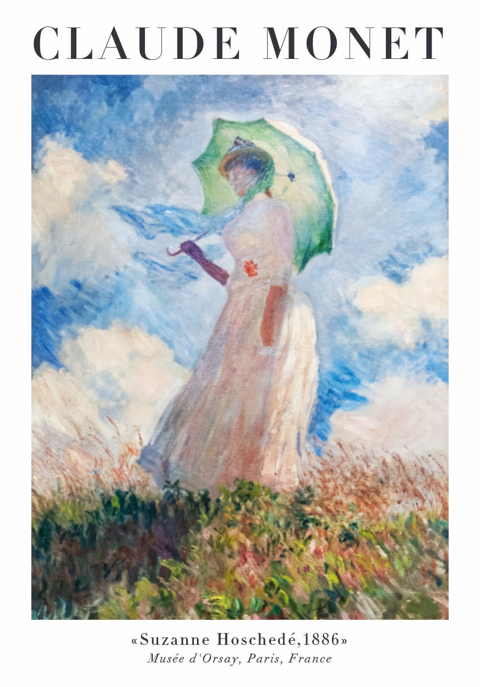 Claude Monet - Suzanne Hoschedé Poster