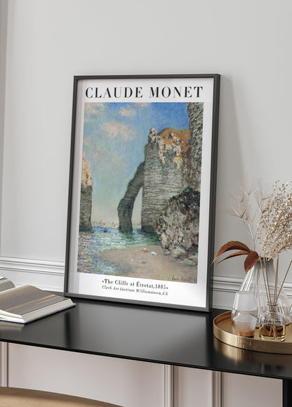 Claude Monet - The Cliffs at Étretat Poster