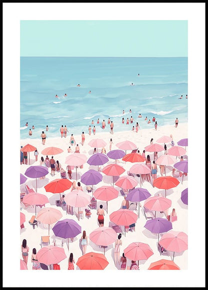 Coastal Beach Aesthetic Poster