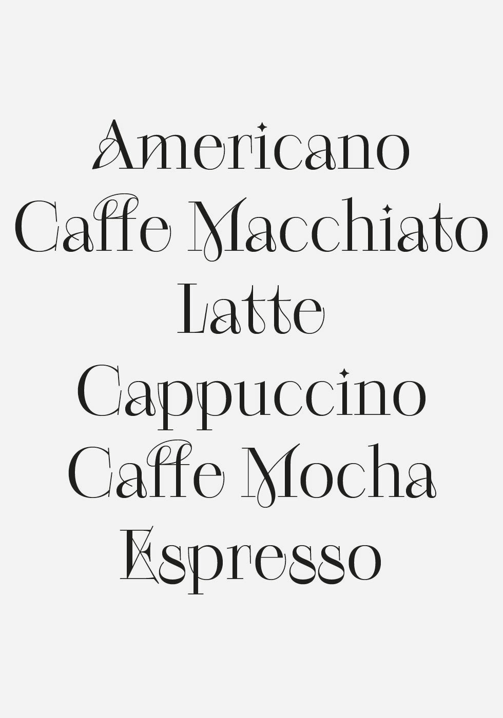 Kaffedrikke Poster
