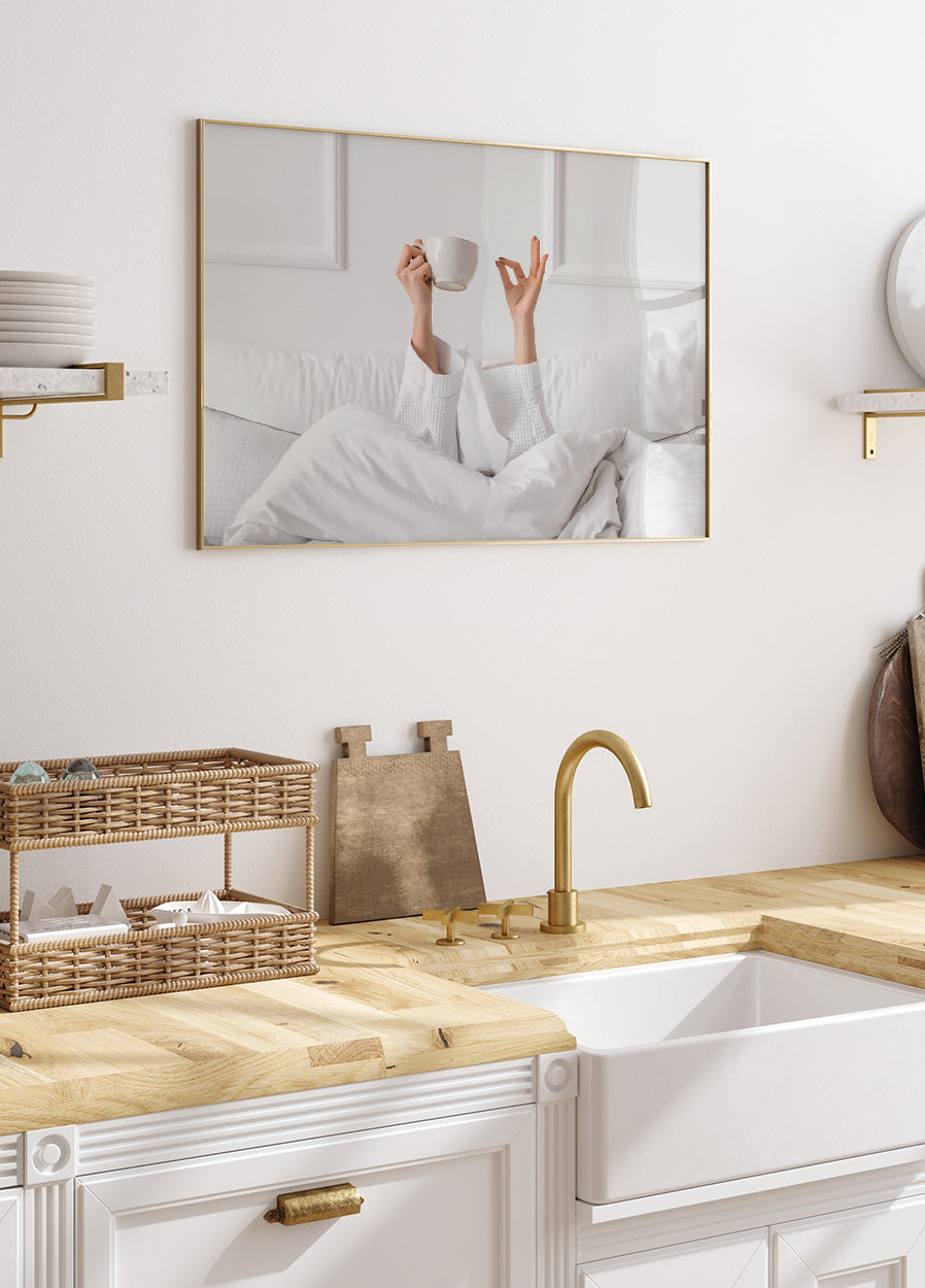 Kaffe i Sengen Poster