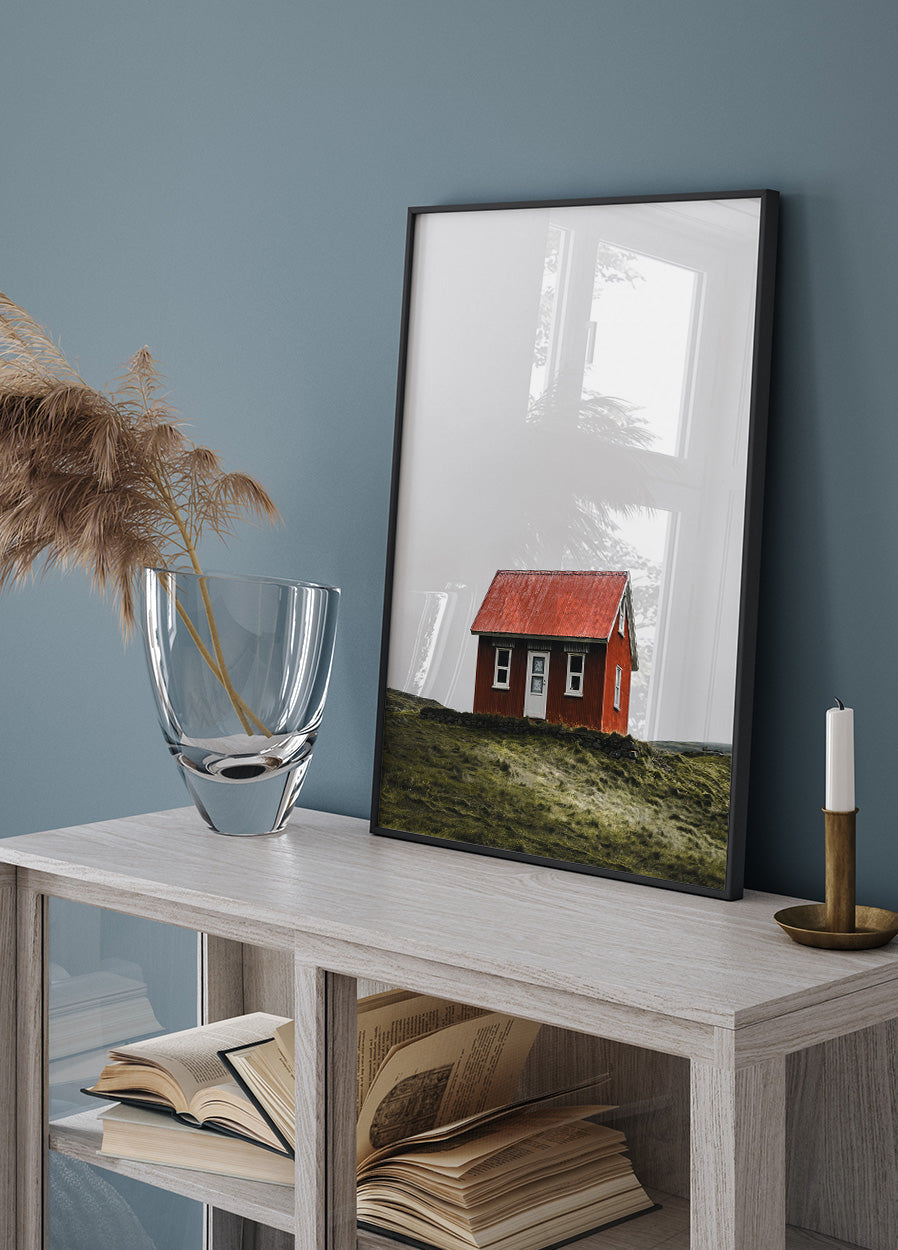 Hytte på Island Poster