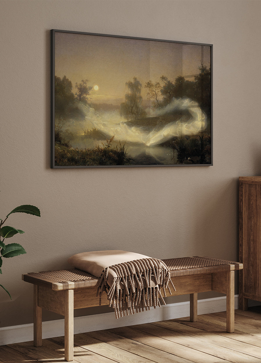 Dancing Fairies By August Malmström Poster