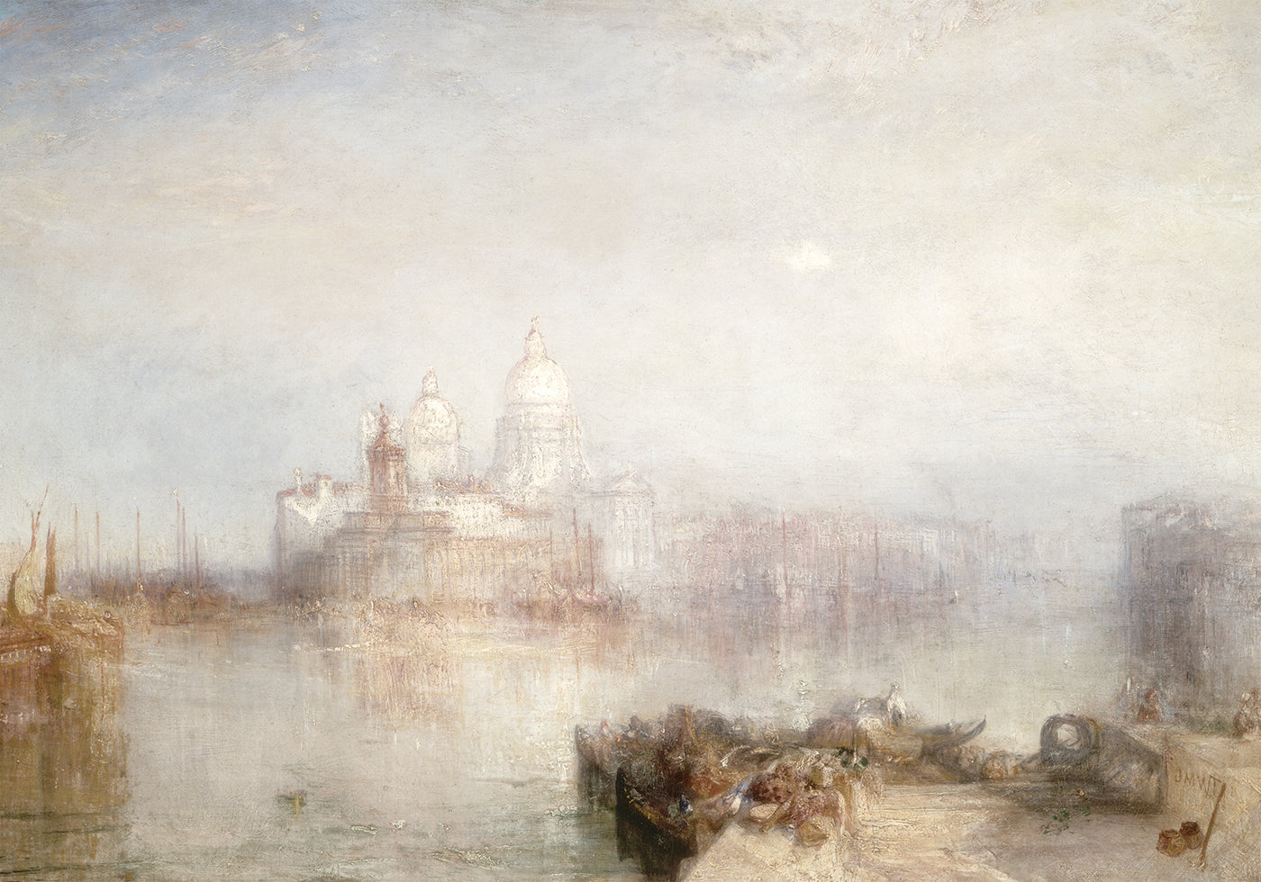 Dogana and Santa Maria By William Turner Poster