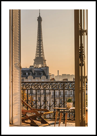 Eiffel Tower View Poster