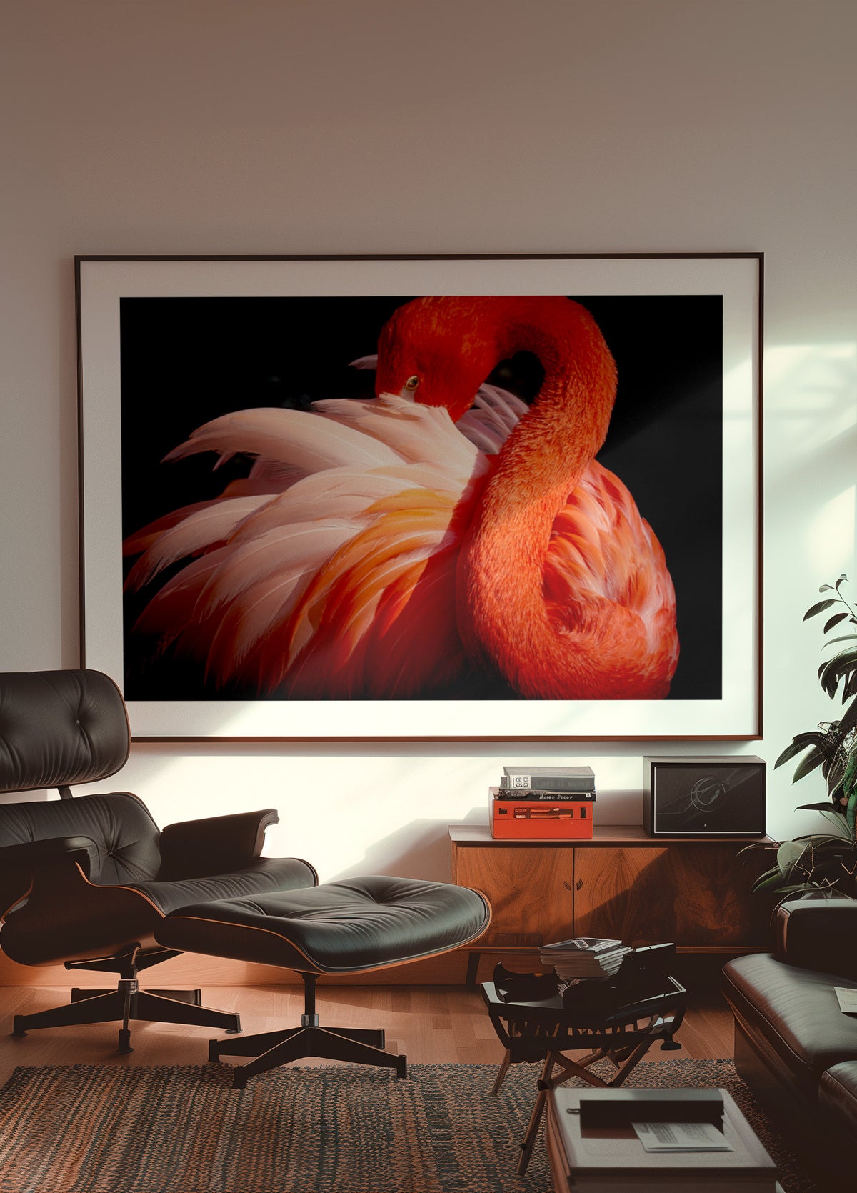 Elegant Pink Flamingo