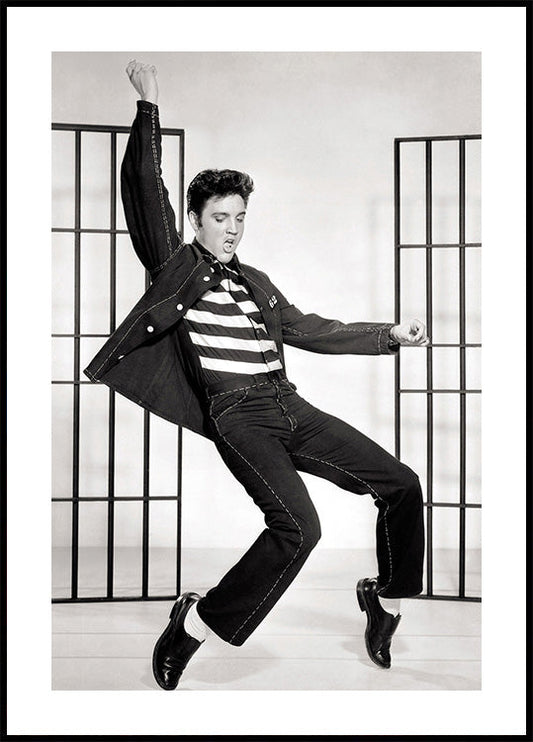 Elvis Presley Dancing Poster