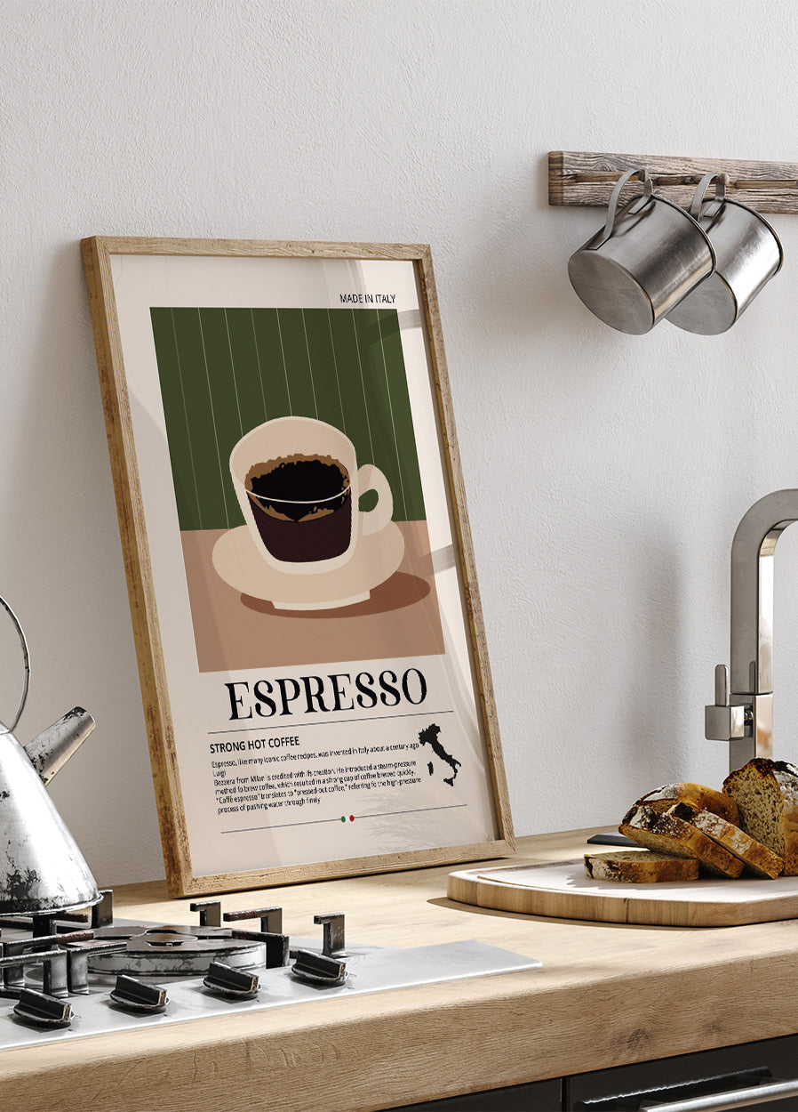 Espresso Strong Coffee Poster