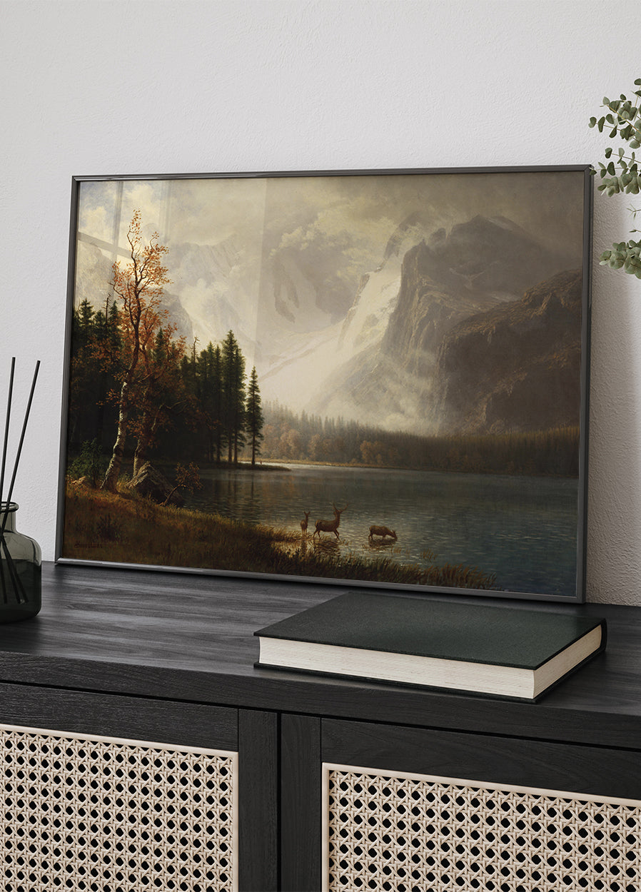 Estes Park Colorado Whyte's Lake By Albert Bierstadt Poster