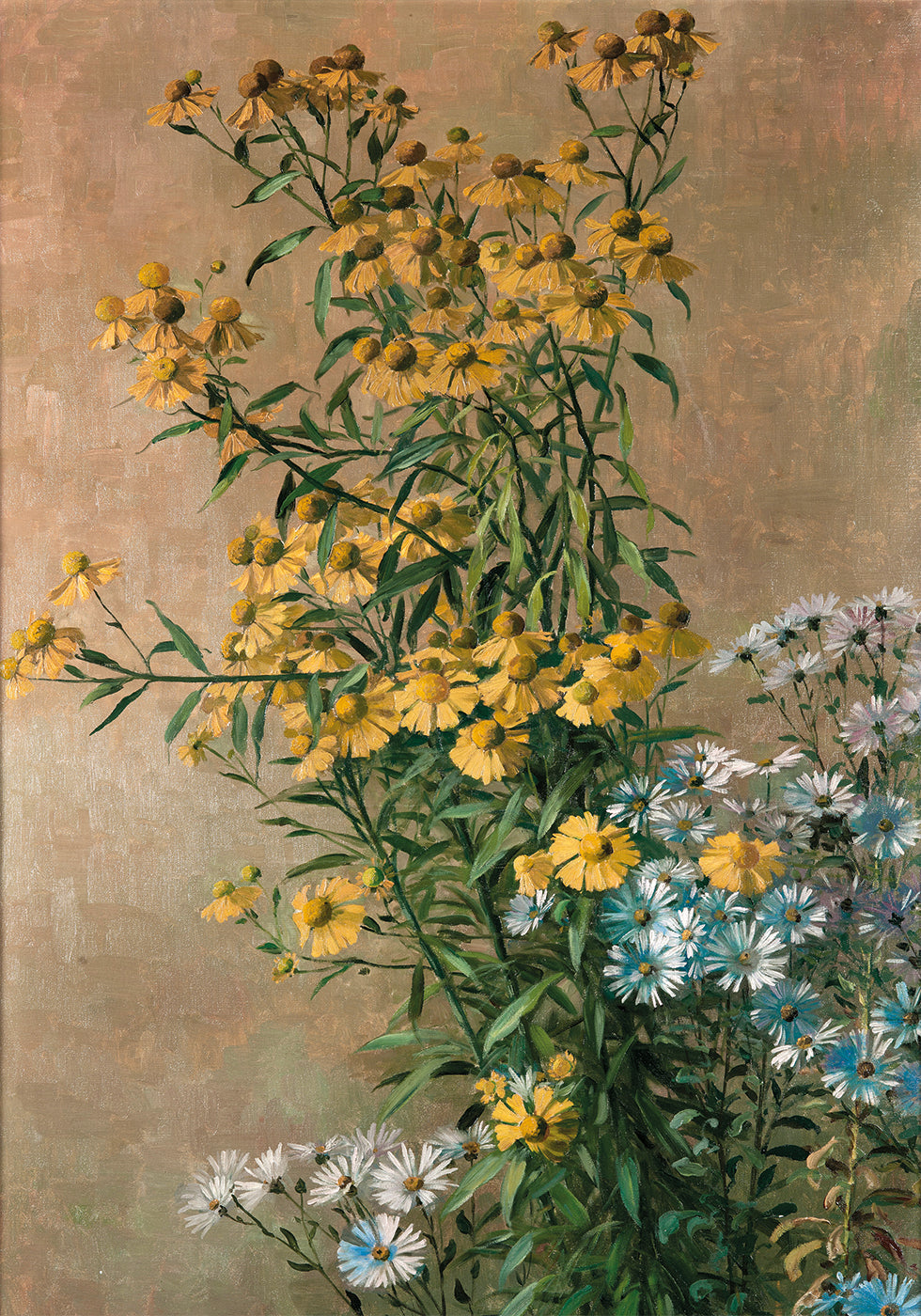 Fall Flowers By Gunnar Gunnarsson Wennerberg Poster