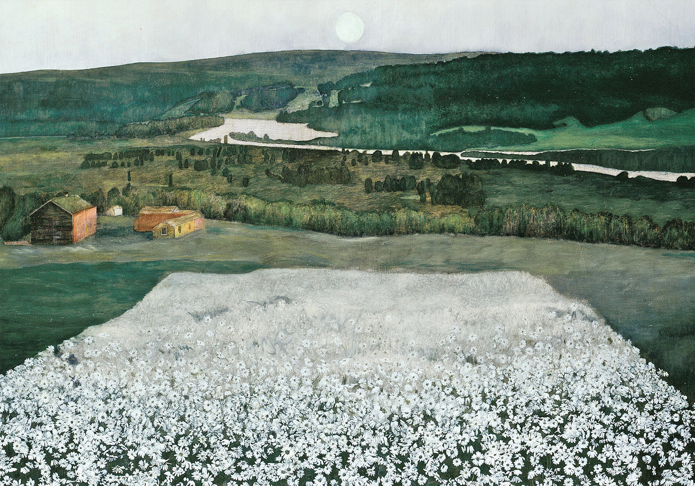 Flower Meadow in the North By Harald Sohlberg Poster