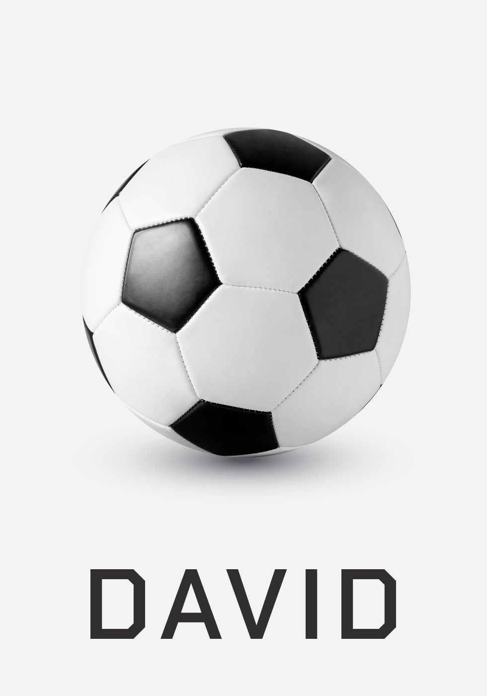 Personalized Football Poster