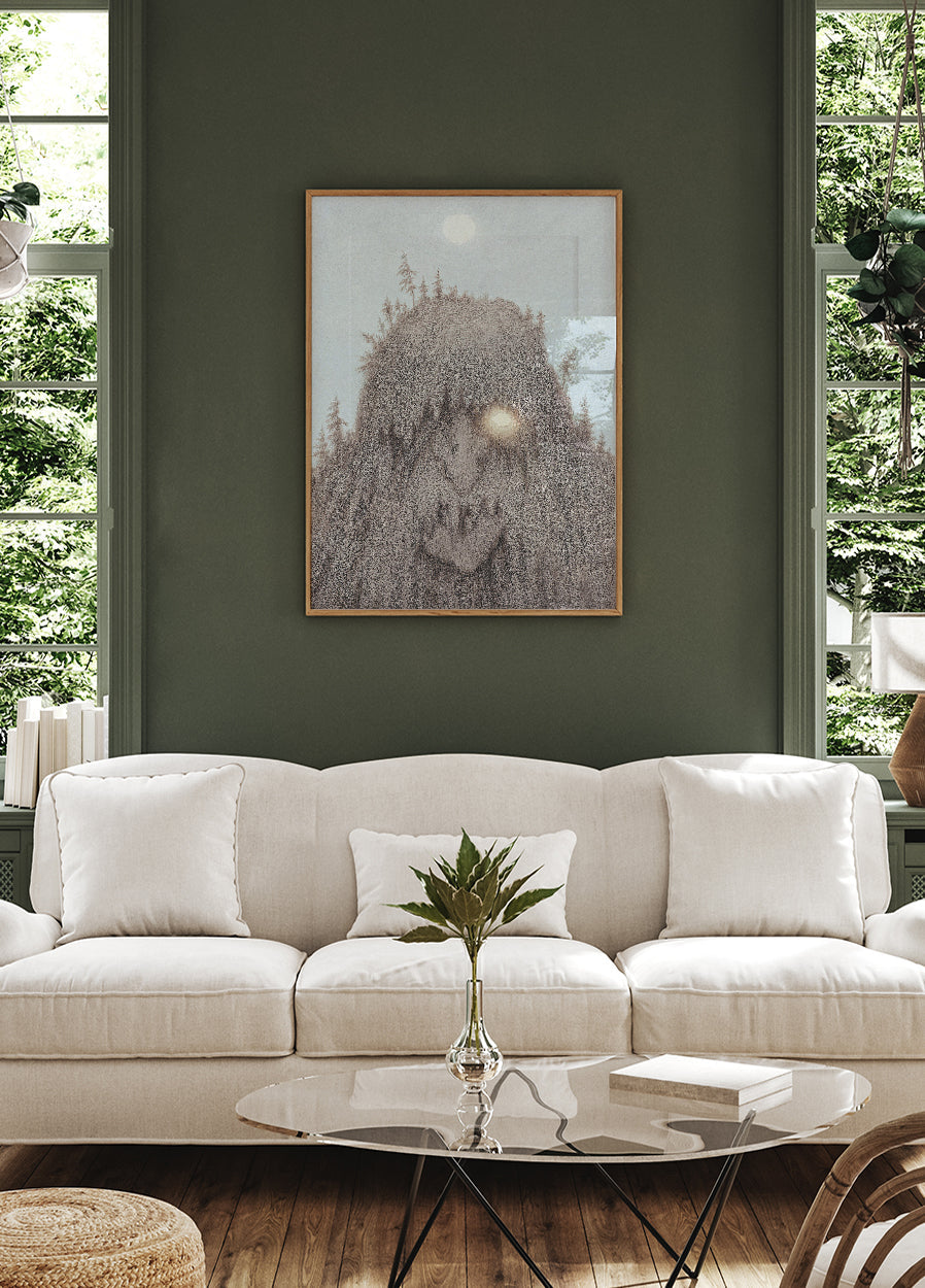 Forest Troll By Theodor Kittelsen Poster