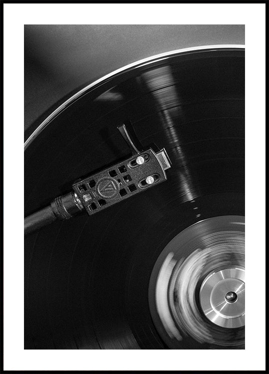 Vinyl Retro Player Poster