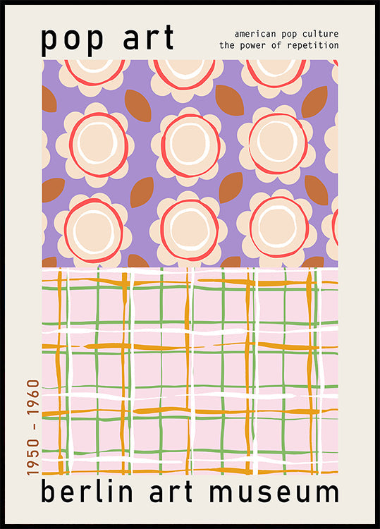 Berlin Art Museum Pop Art Poster