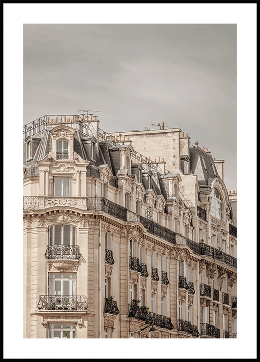 Parisian Houses Poster