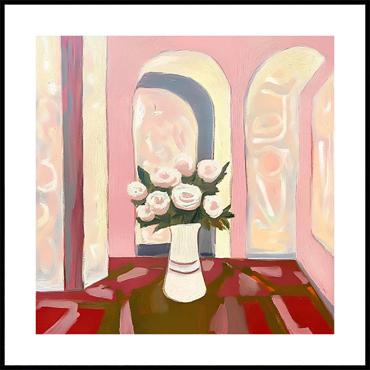 Roses In A Vase Poster