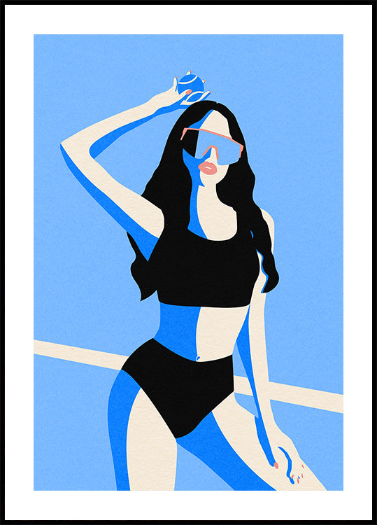 Blue Sport Girl