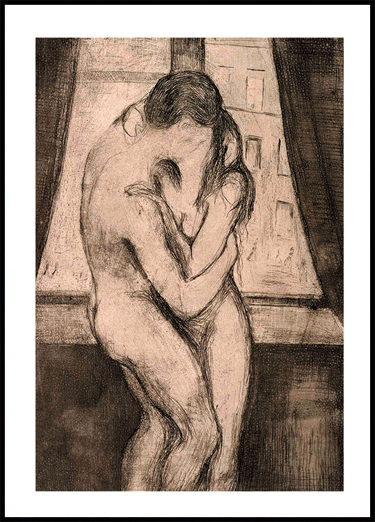 The Kiss By Edvard Munch Poster