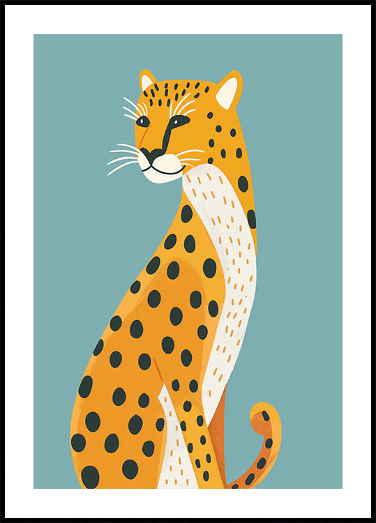 Spotted Cat Poster