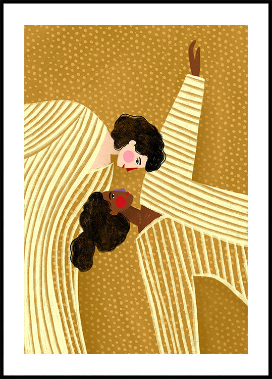 Two Line Women Poster