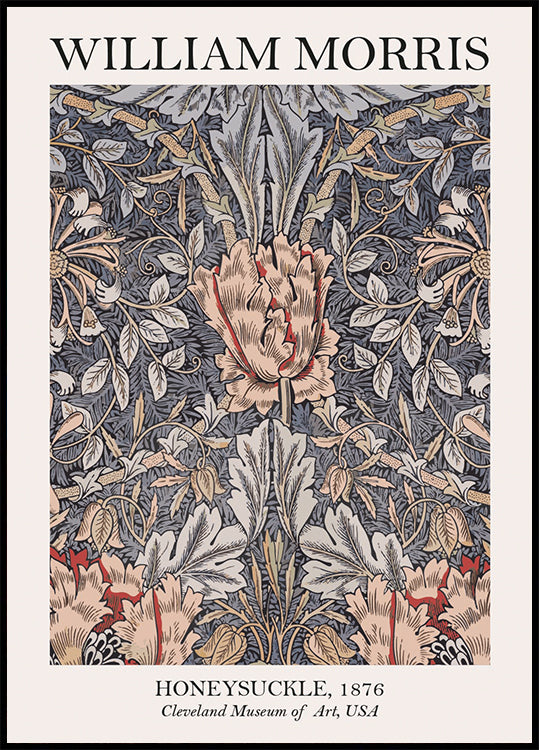 Honeysuckle, William Morris Poster