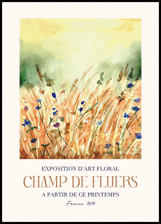 Champ De Fleurs Poster