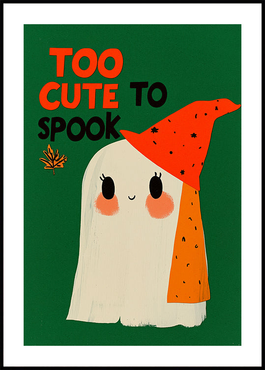 Charming Ghost Whimsy Poster