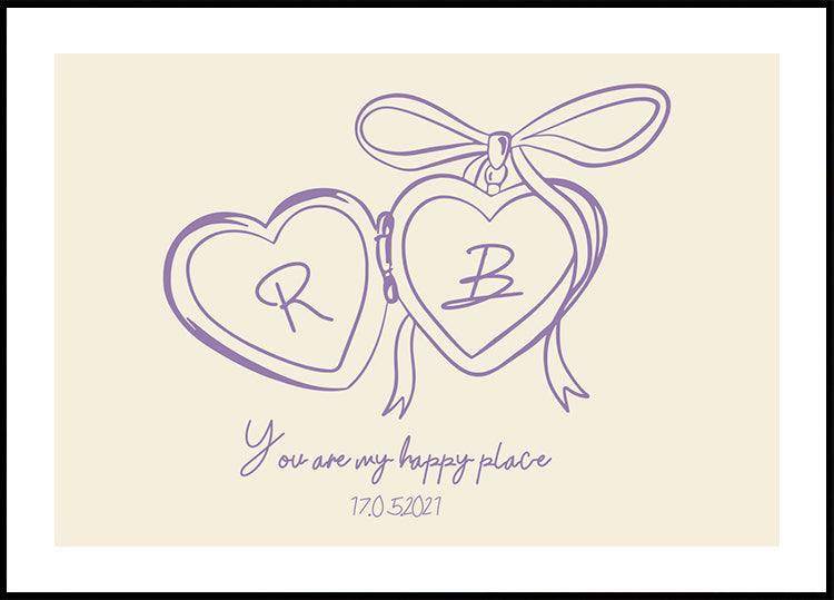 Personalized Couple Locke Poster