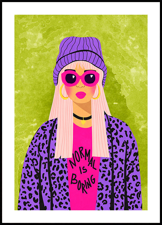 Normal is boring Poster