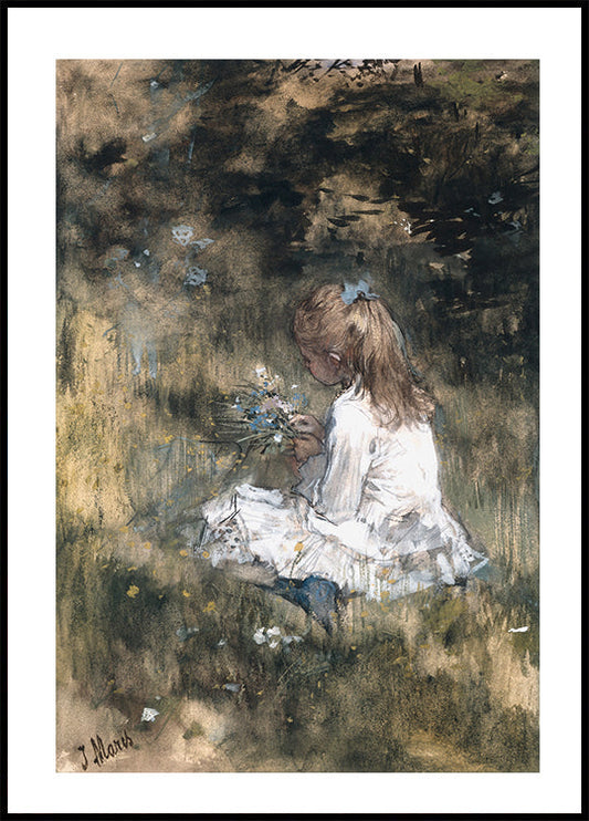 Wild Flowers By Jacob Maris Poster