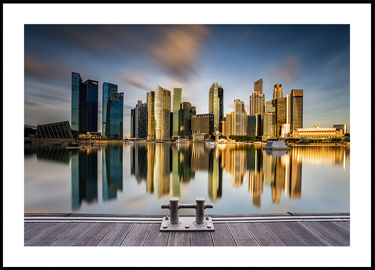 Golden Morning in SIngapore Poster
