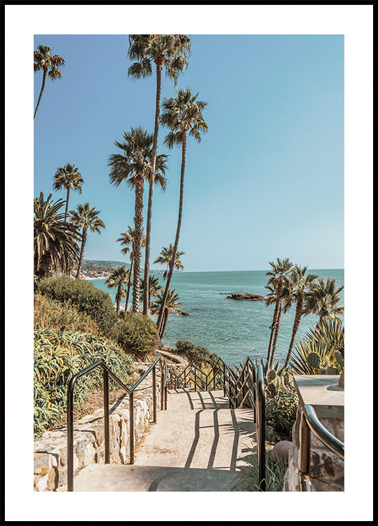 California Coastal Path Poster